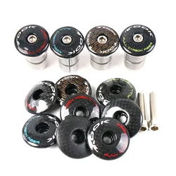 Toseek Bike Headset Stem Top Cap Expander Carbon Headset Expander Top Cap for 1-1/8