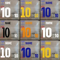 Super A Retro customized 04 06 07 08 10 11 12 14 2019 2020 2021 2022 number Font Football Team Home And Away Name Number Patches