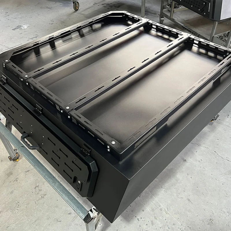 High Quality Replacement Half-Height Three-Door Galvanized Steel Aluminum Hardtop Canopy For Pickup