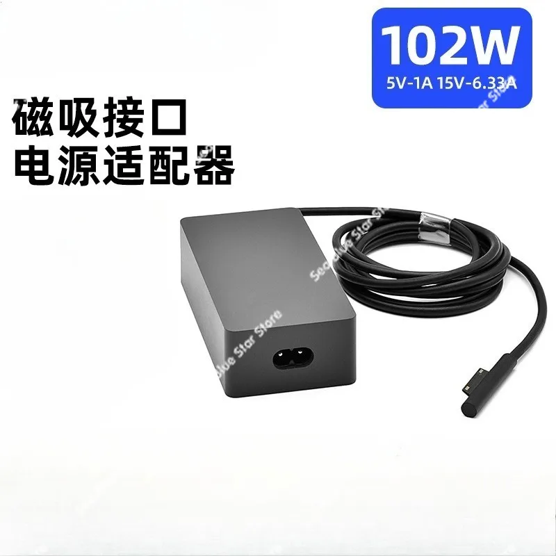 102W 15V-6.33A Magnetic Power Adapter, Laptop Power Charger, Suitable for Microsoft Laptop Charger