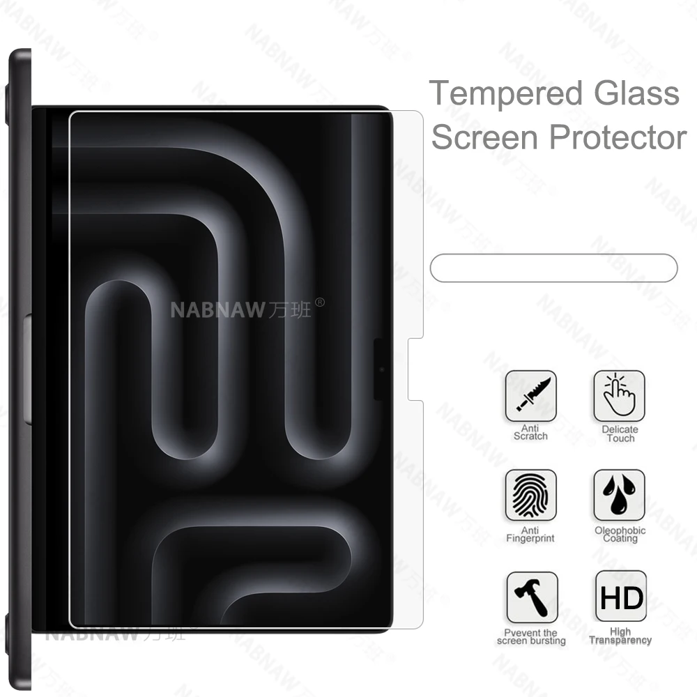 Protector de pantalla de vidrio templado para Apple MacBook Pro, película protectora para ordenador portátil de 13,6 pulgadas, HD, a prueba de arañazos, sin defectos, 2024