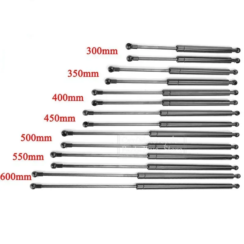 2Pcs 300N Gas Strut Bars Gas Spring For Boot Bonnet Car Caravans Door Windows Hatches Boat Bus 300/350/400/450/500/550/600mm