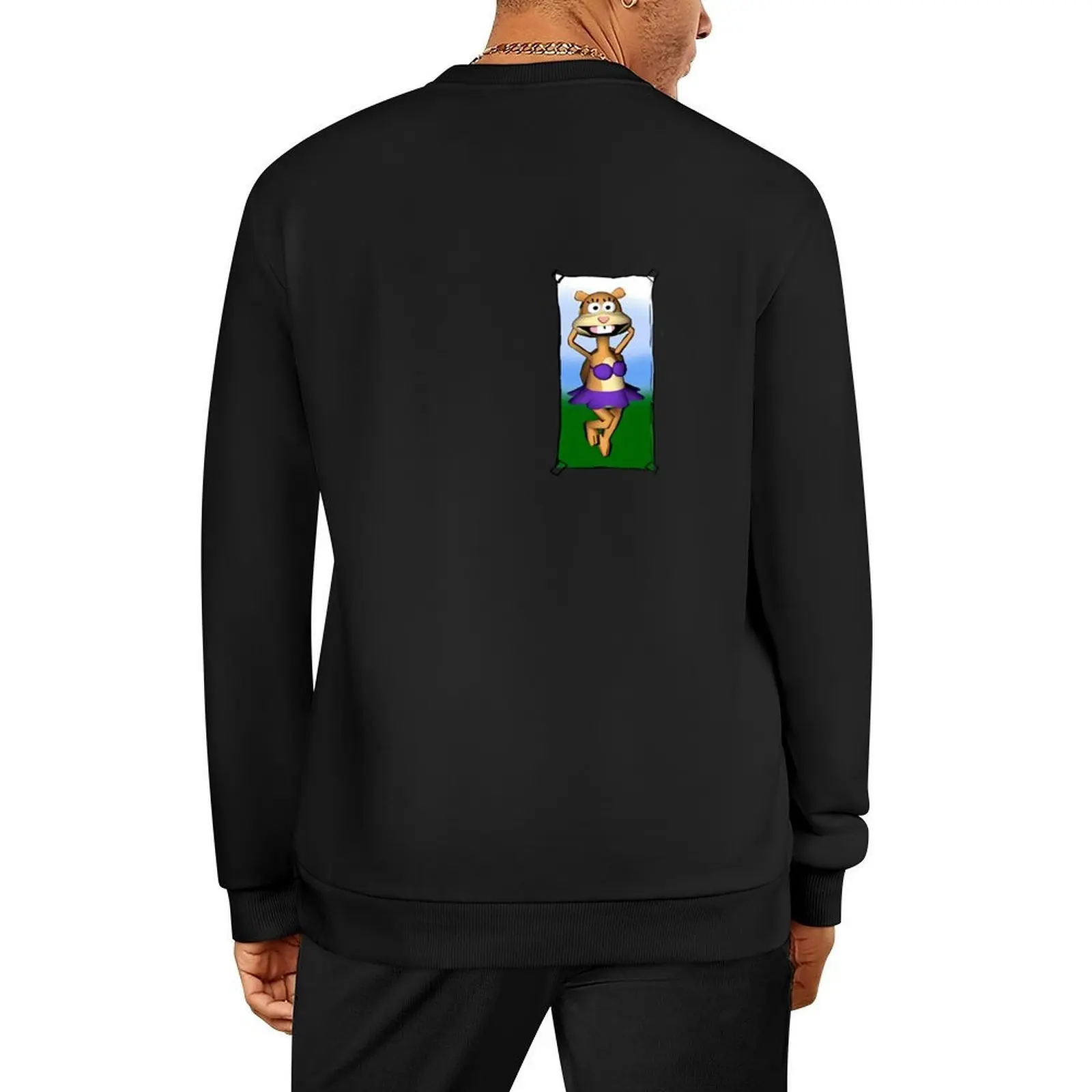 

Sandy Cheeks Poster Pullover aesthetic clothing tracksuit men autumn clothes men's sweat-shirt set new in hoodies & sweat-shirt