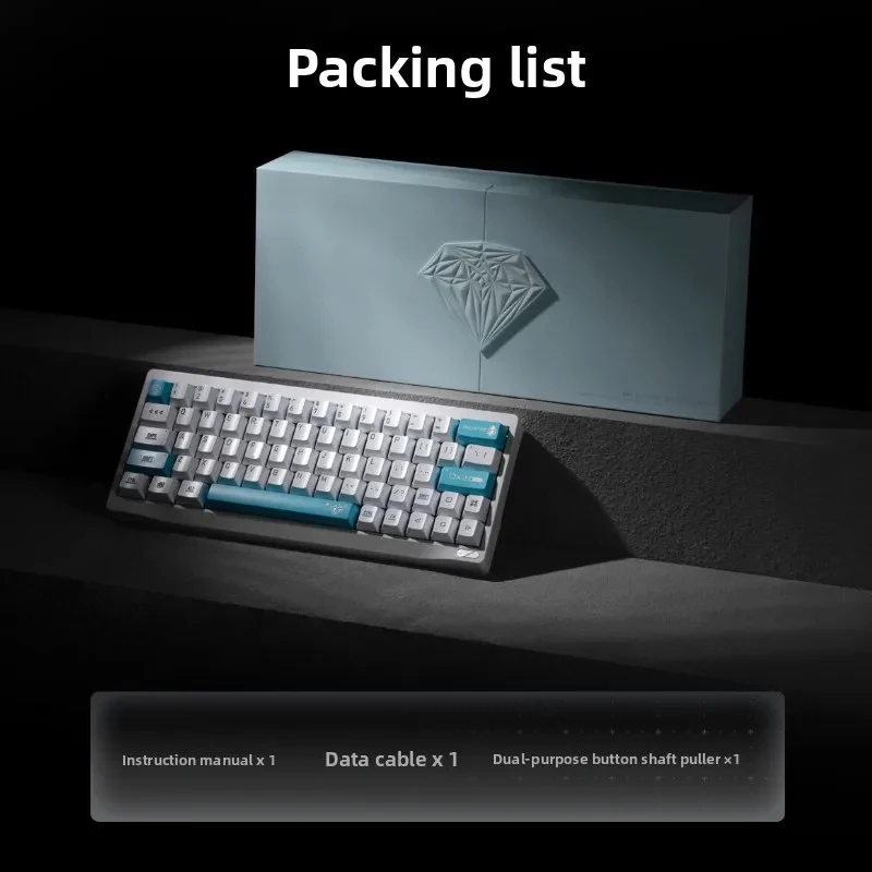 NDNH SF60 Magnetic Switch Game Wired Keyboard CNC Aluminum Alloy RGB Hot-Swappable for FPS 8K E-Sports Gamer Keyboard