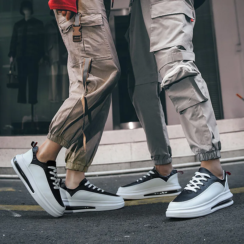 

Весенне-летняя мужская обувь, модные студенческие кроссовки на воздушной подушке, модные спортивные мужские уличные кроссовки, повседневная обувь на мягкой подошве