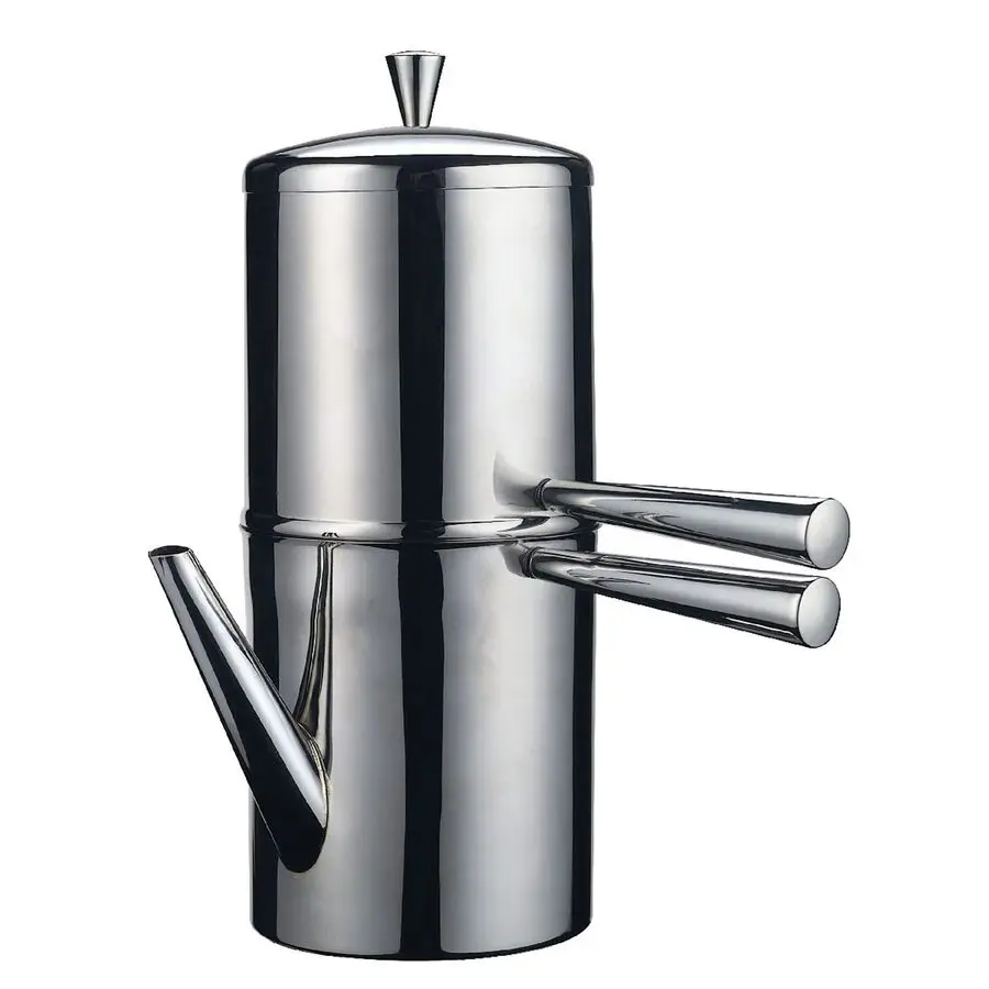 

Stainless Steel Neapolitan Drip Coffee Maker with Spout, 3 ESPRESSO Cups 10 oz.