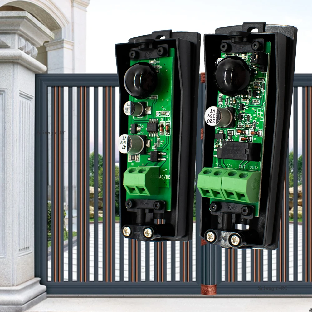 Capteur infrarouge de sécurité pour barrière de porte de Garage, cellule photoélectrique pour portes de sécurité, détecteur de mouvement, détecteur de faisceaux