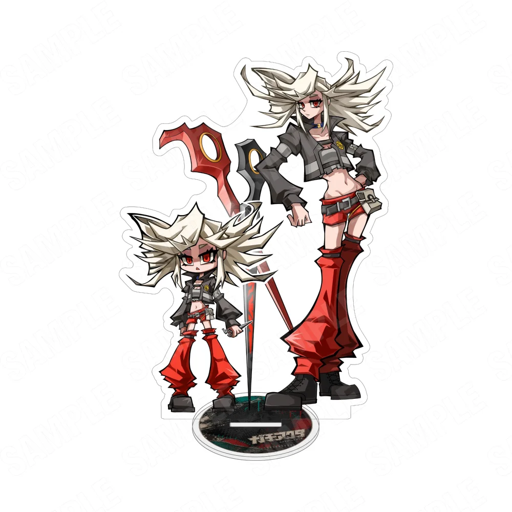Acrylic Gachiakuta Anime 15CM Keychain Stand Rudo Enji Amo Zanka Wasteland Punk Desktop Decor Collectible Gift for Fans