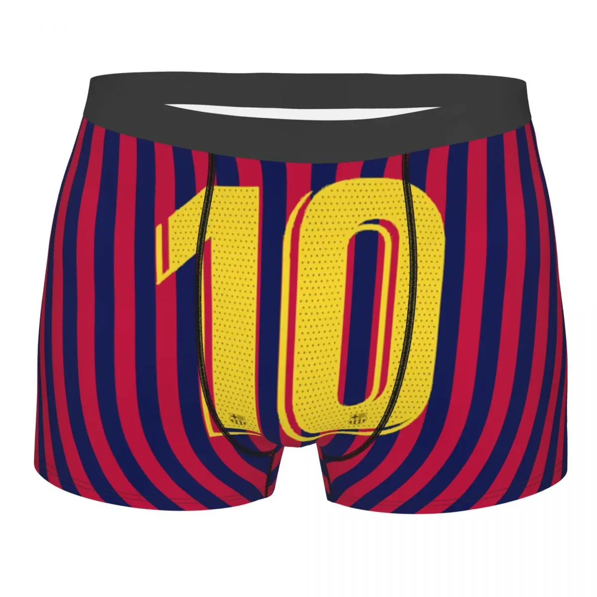 Custom Number 10 Soccer Legend Boxer Shorts For Homme 3D Printed Maradonas Underwear Panties Briefs Stretch Underpants