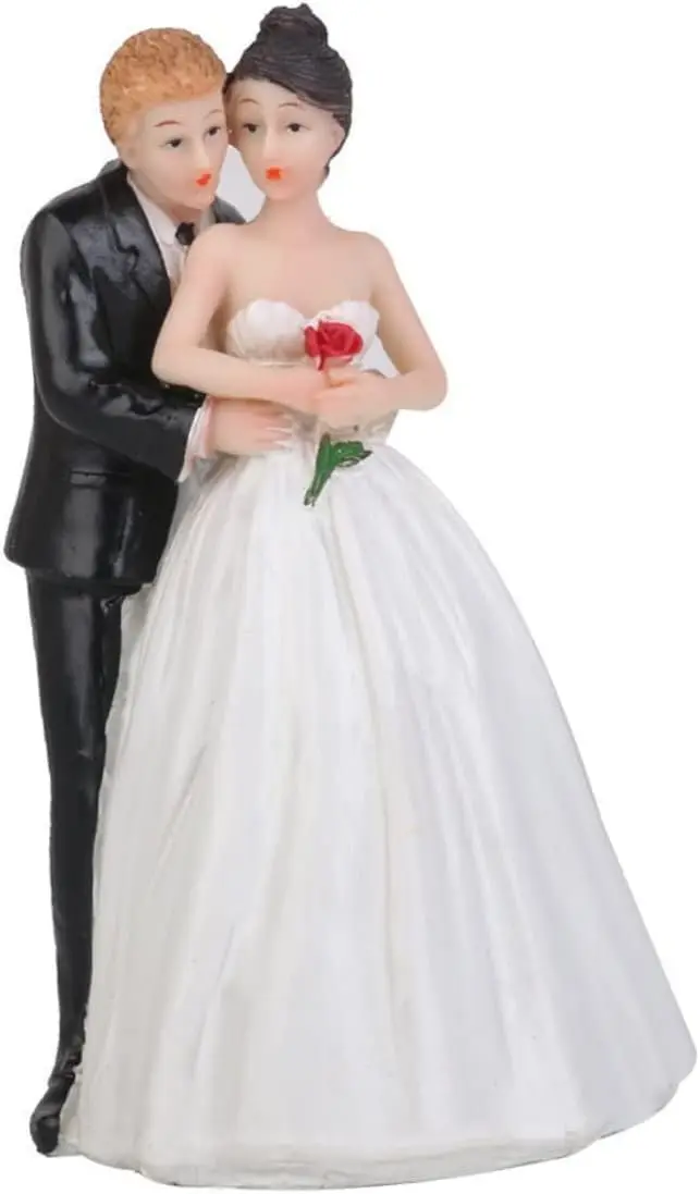 

Romantic Hug Cake Topper Figurine Wedding Cake Decoration for Celebrations for Wedding Parties and Anniversaries