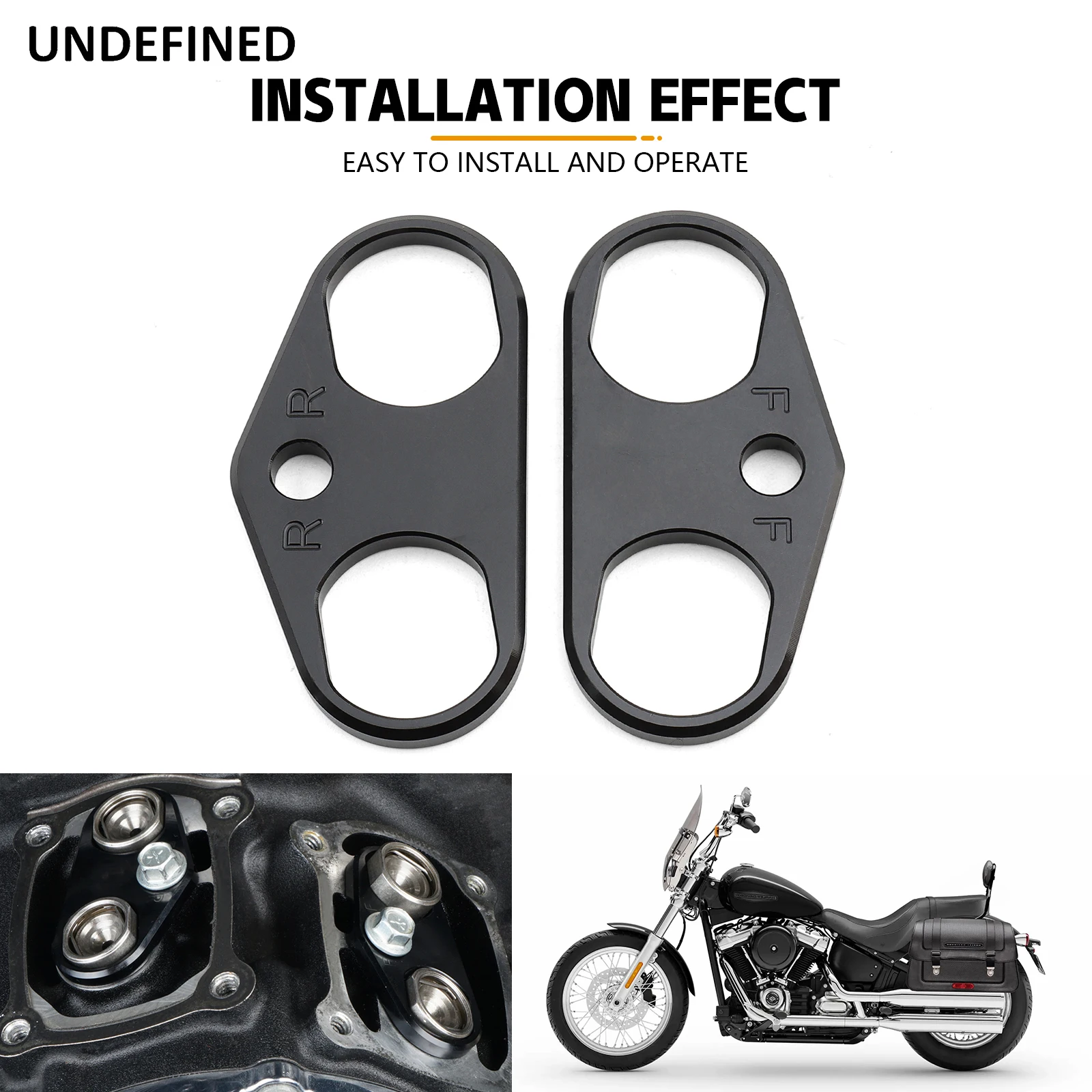 

Aluminum Tappet Lifter Cuffs for Harley M8 Softail Fat Boy Bob Low Rider S Breakout 18-24 Touring Road King Street Glide 17-2024