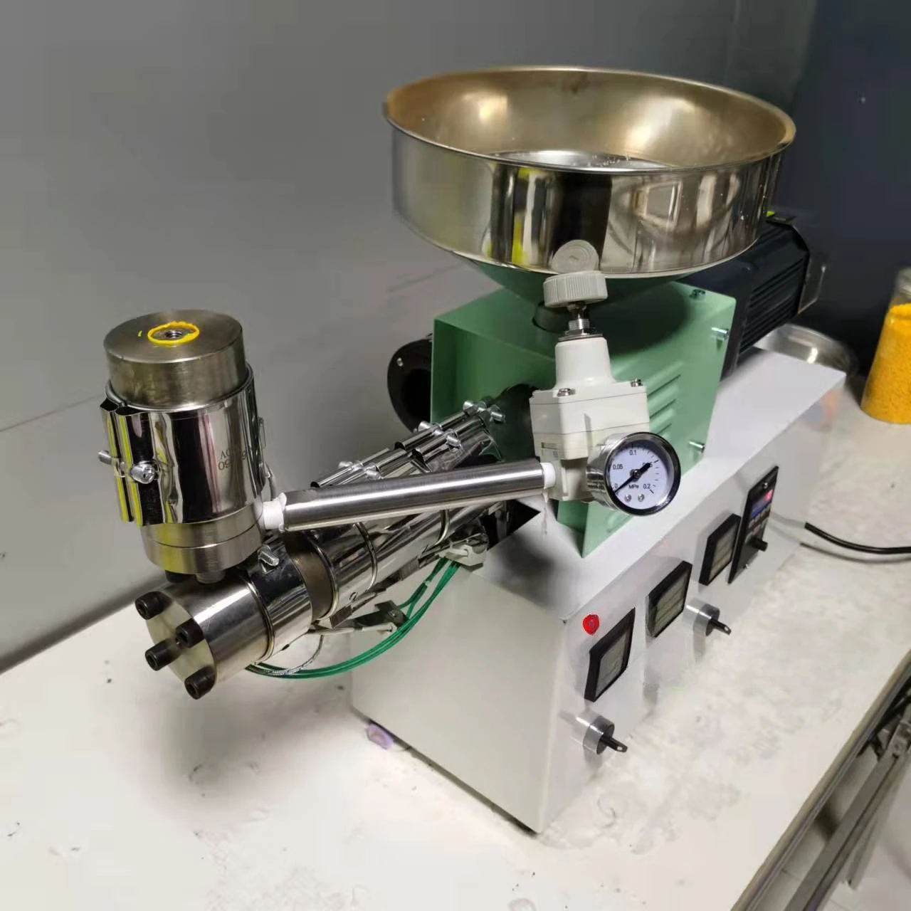 Small blowing machine, laboratory blowing plastic bag making degradable plastic blown film
