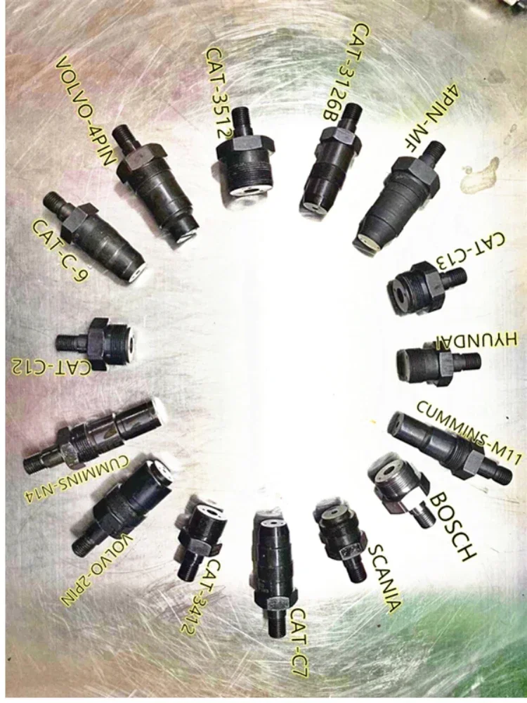 EUI EUP CRIN Injector Inject Pressure Test Adaptor Repair Tool for C7 C9 C10 C12 C13 C18 CUMMIN M11 N14 DEPHI E1 E3 SCANIA VOLVO