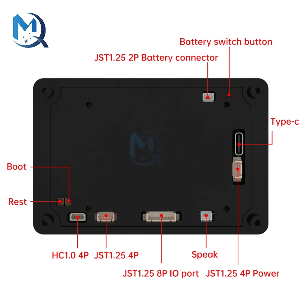 ESP32-S3 Wifi BT Development Board With 3.5-Inch Capacitive Touch Screen And Black Casing