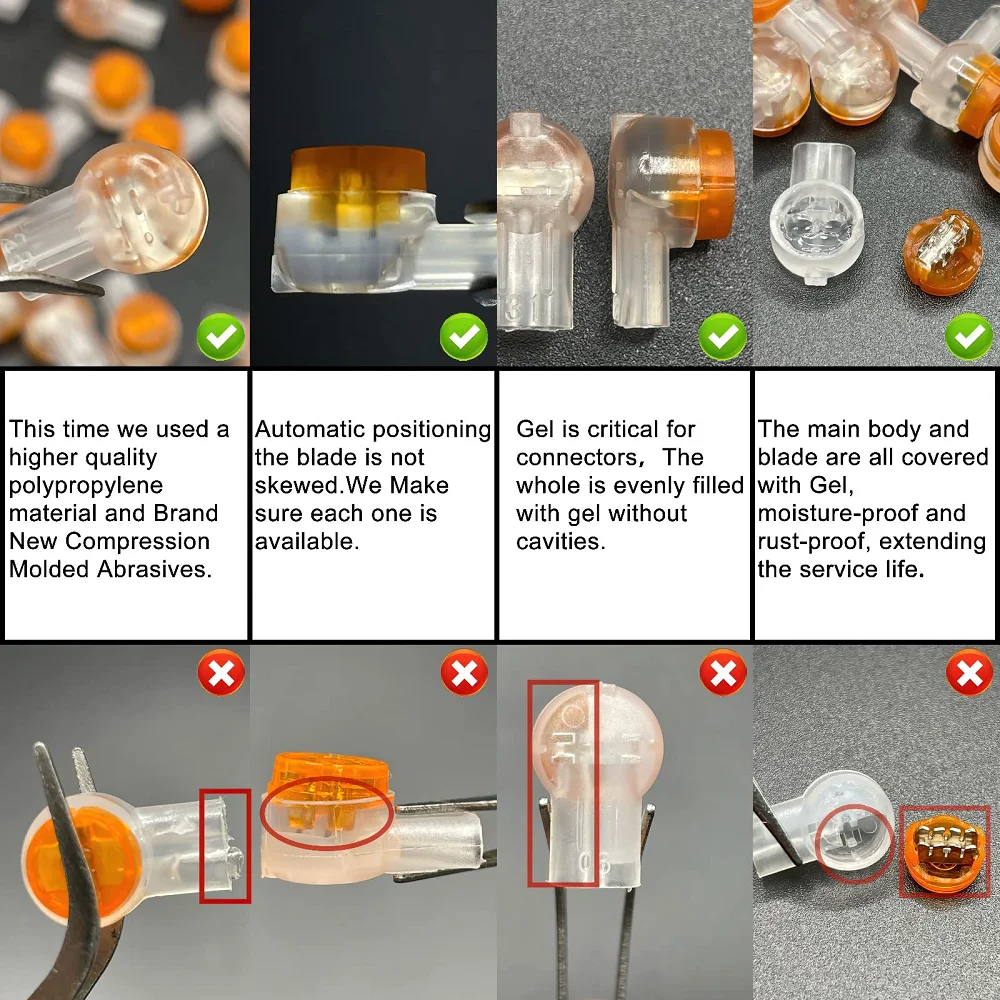 25/50PCS connettore Rj45 terminali di connessione a crimpare connettore K1 K2 K3 cablaggio impermeabile cavo Ethernet terminali del cavo telefonico