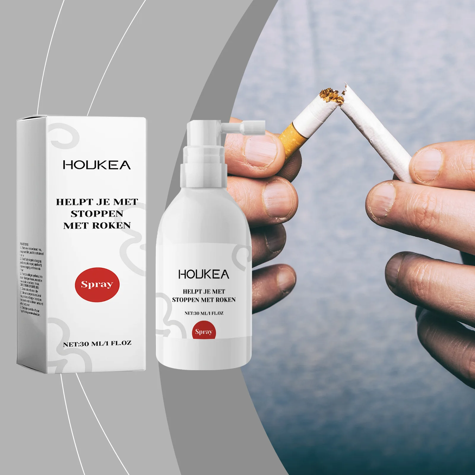 Stop Smoking Spray Natural Long-Lasting Refreshing Remove Smoke Bad Breath Clean Portable Relief Anxiety Dating Smell Oral Care