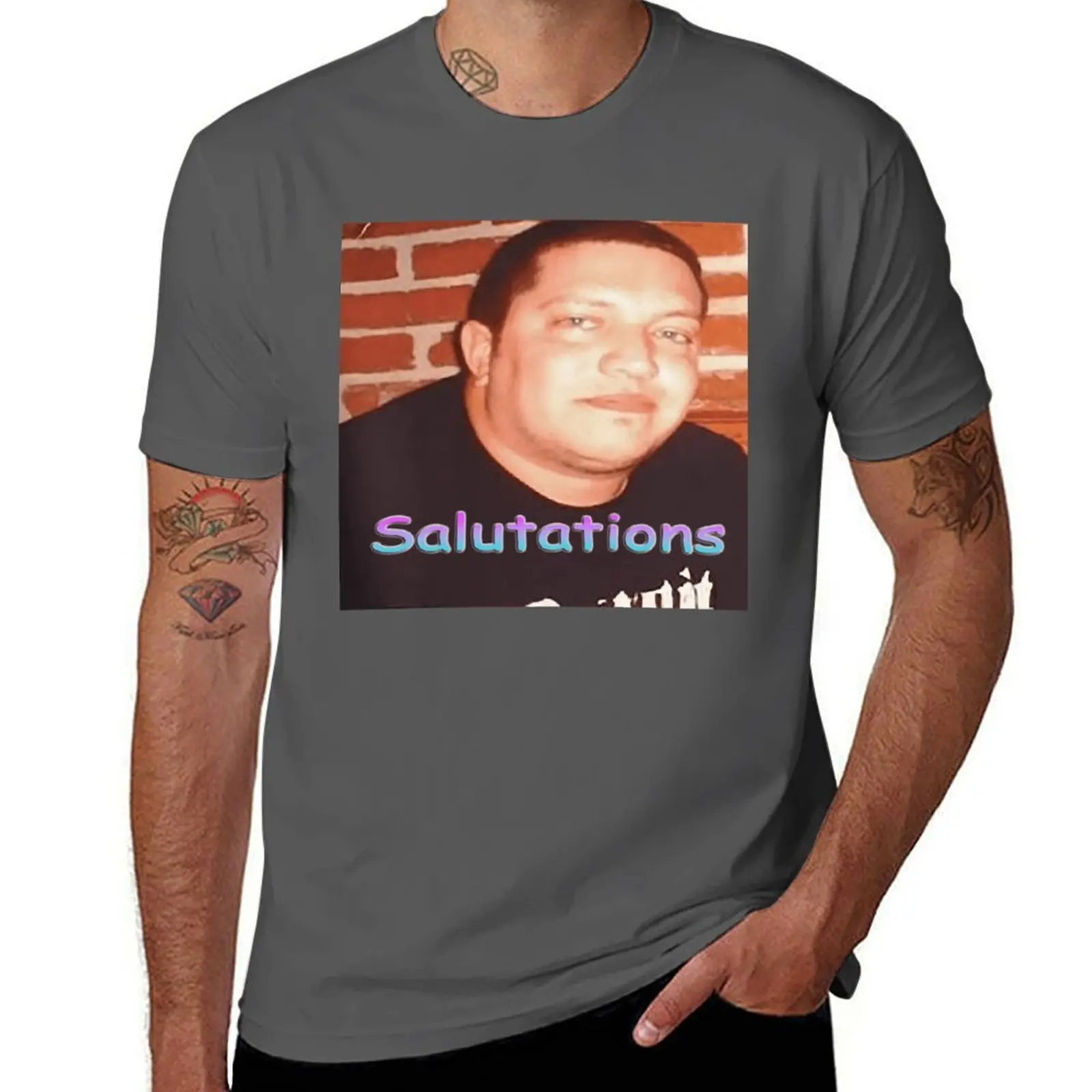 

Saluations Great Retro Gifts The Of The Arts Vulcano Sound Sal T-Shirt Large Size Soft Cotton T-Shirt