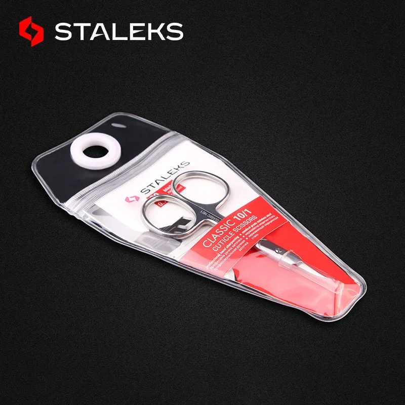 STALEKS Classic 10 Type 1 Curved Beauty Scissors Stainless Steel Nail Scissors High Quality Peeling Makeup Scissors Tools