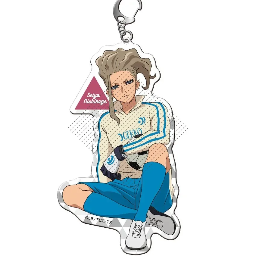 Game INAZUMA ELEVEN 11 Keychain Doll Anime Shuya Goenji Asuto Inamori Ryohei Haizaki Ichirota Acrylic Keyring Pendant for Gift