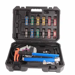 Automatische Handleiding A/C Slang Crimper Kit Mechanisch Draagbaar Met Opbergbox Airco Reparatie Set