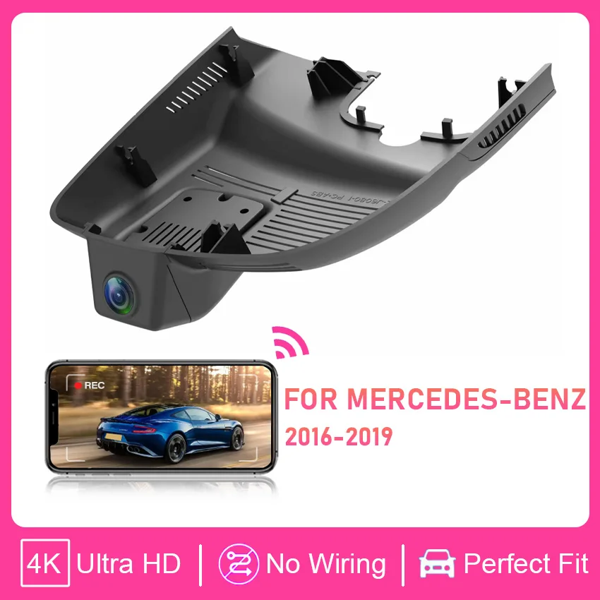

4K Plug and play Car DVR Wifi Dash Cam Camera For Mercedes-Benz MB GLA 180 X156 For MB cla 200d w117 GLA220D x156 w176 2016-2019