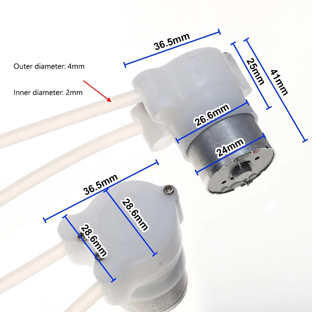 

DC 6V Peristaltic Pump Laboratory Self-priming Circulating Pump Motor Small Water Pump 1PCS