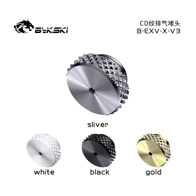 Bykski Air Valve Exhaust Plug Pressure Relief Automatic Manual Integration Gamer Water Cooling Build Fittings ,B-EXV-X-v3