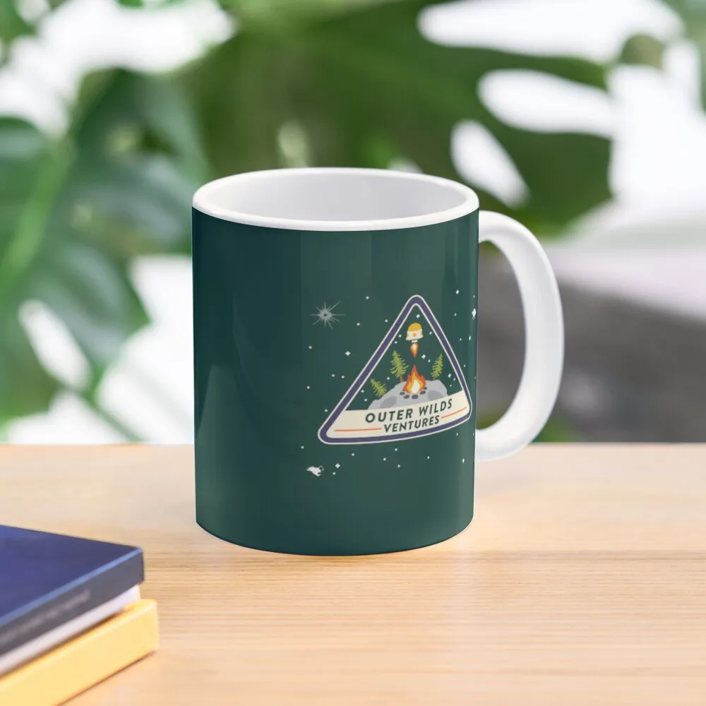 Outer Wilds Ventures Classic  Mug Photo Picture Handle Round Image Printed Design Cup Coffee Gifts Simple Tea Drinkware