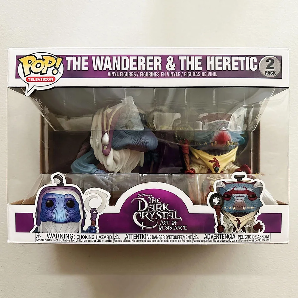 Funkos de televisión DARK CRYSTAL - EL VAGABUNDO Y EL HERÉTICO # Paquete de 2 Muñecos Coleccionables de Vinilo Exclusivos de la Marca Pops