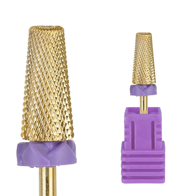 5 in 1 카바이드 텅스텐 강철 네일 드릴 비트 매니큐어 젤 제거 UV 젤 네일 드릴 비트 밀링 커터 액세서리