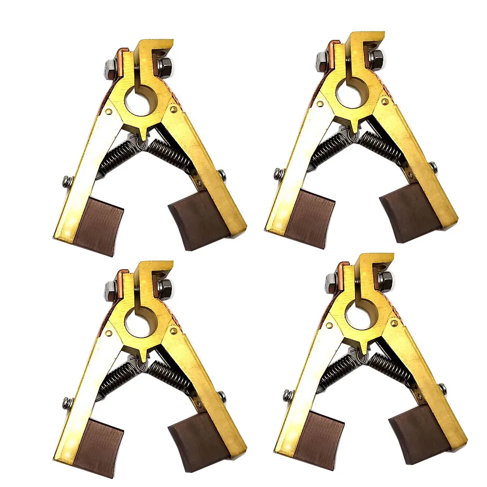 4PCS MEIMRSHLY Carbon Brush Holder Scissors Double Foot Type for Motor Power Tool 10*25-φ16
