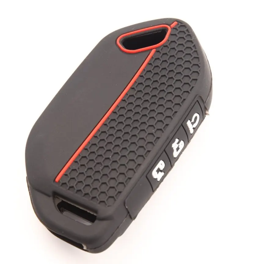 Grip‑Friendly Soft Silicone Key Fob Protective Case for Kia EV9 K3 K5 Carnival Picanto GT Line Sorento MQ4 KA4 2024