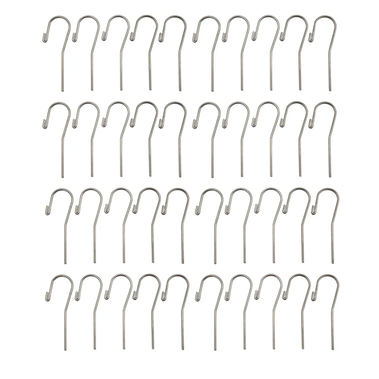 40pcs Dental Endo Treatment Lip Hook Apex Locator 2MM Stainless Steel Dental Tools Tooth Root Canal Dentistry Accessory