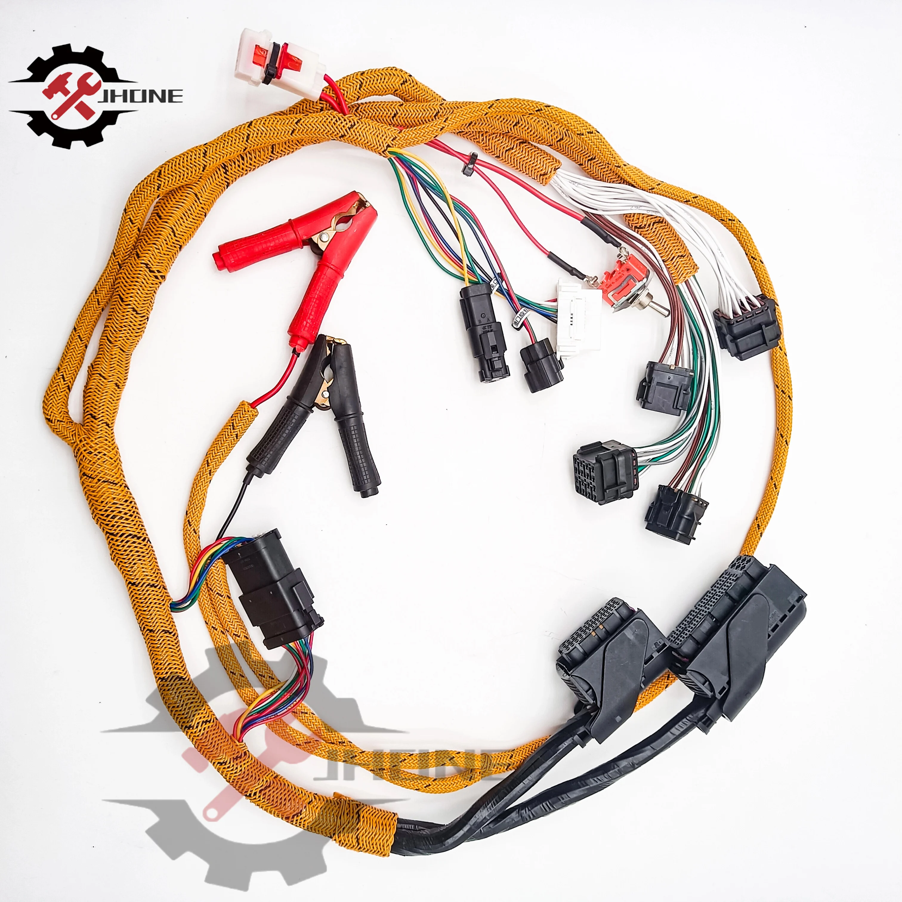 Wiring Harness for Mitsubishi D04FR D06FR Engine Start Testing Cable, Excavator Computer Board Engin Start Cable for Mitsubishi