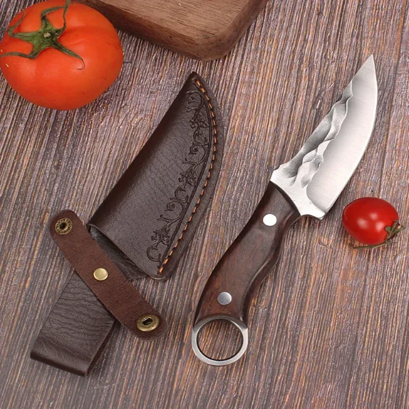 New Kitchen Knife Boning Knife Meat Cleaver Knife Handmade Forged Stainless Steel Butcher Good for Household Cooking