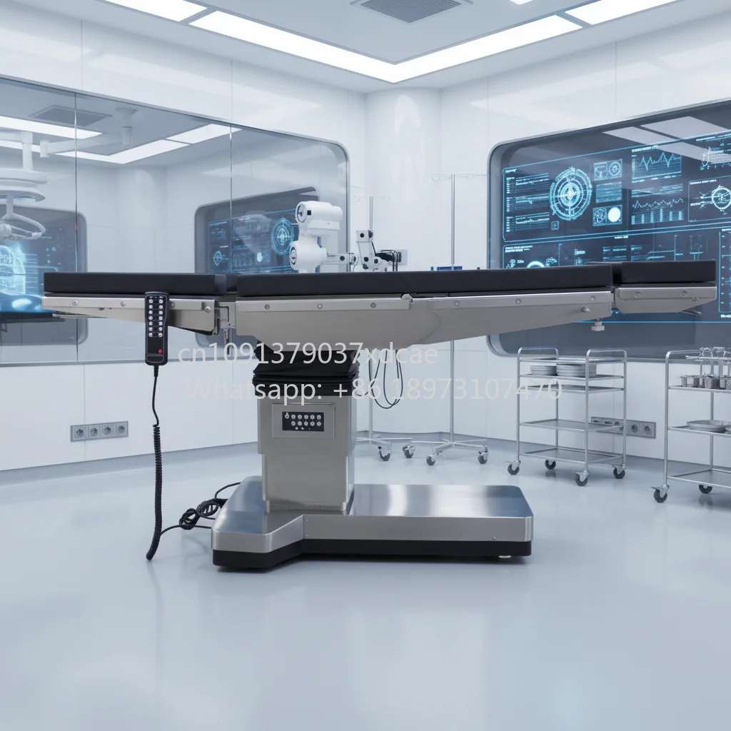 2026 NEW Electric Six-functional Surgical Operating Table X-ray Compatible With Dual Control System Longitudinal Translation