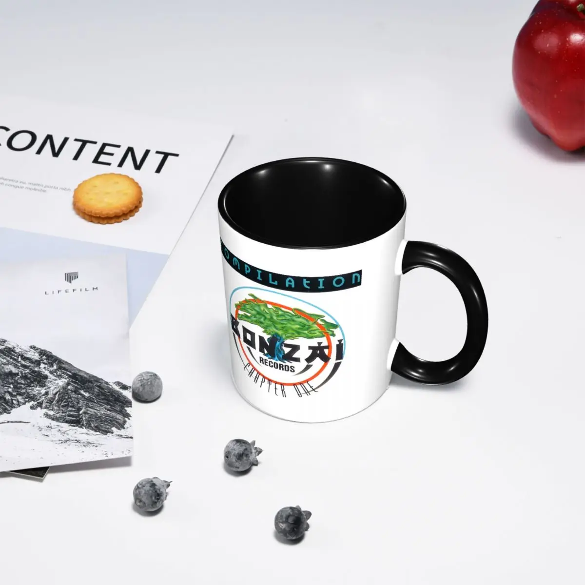 Bonzai Records Mug Funny Ceramic Coffee Cups Tea Mugs Milk Cup Drinkware Gifts for Woman Man