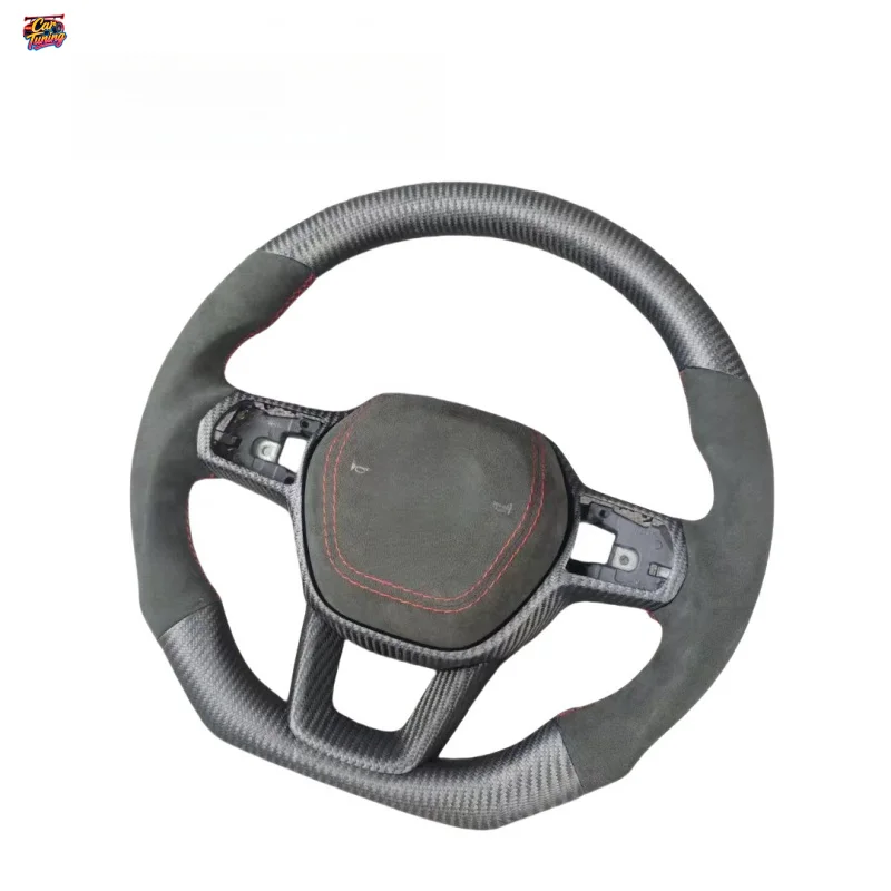 Customizable Racing Carbon Fiber Steering Wheel with F1 Shape and 3 Spokes for Civic 11th Generation