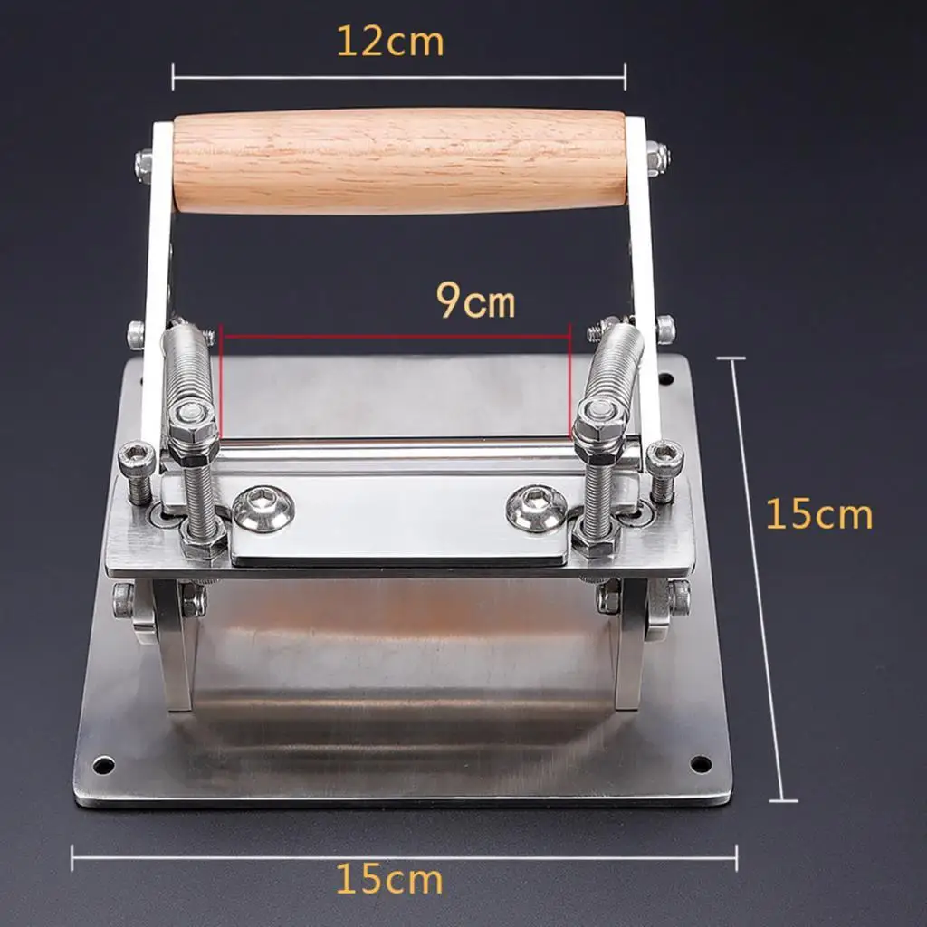 Manual Leather Peeling Device Durable Stainless Steel Skiver Paring Equipment for Leather Hobby Supplies