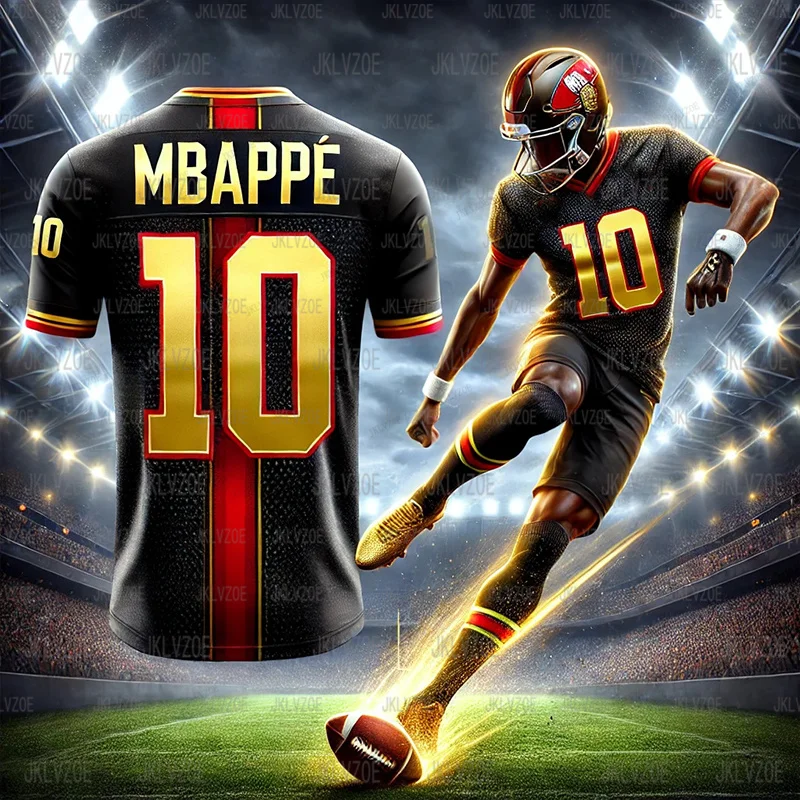 New 24/25 Summer Football Jersey Breathable Tees CHATGPT Design Edition Jersey Special Mbappe 10 Soccer Jersey For Kids/Adult