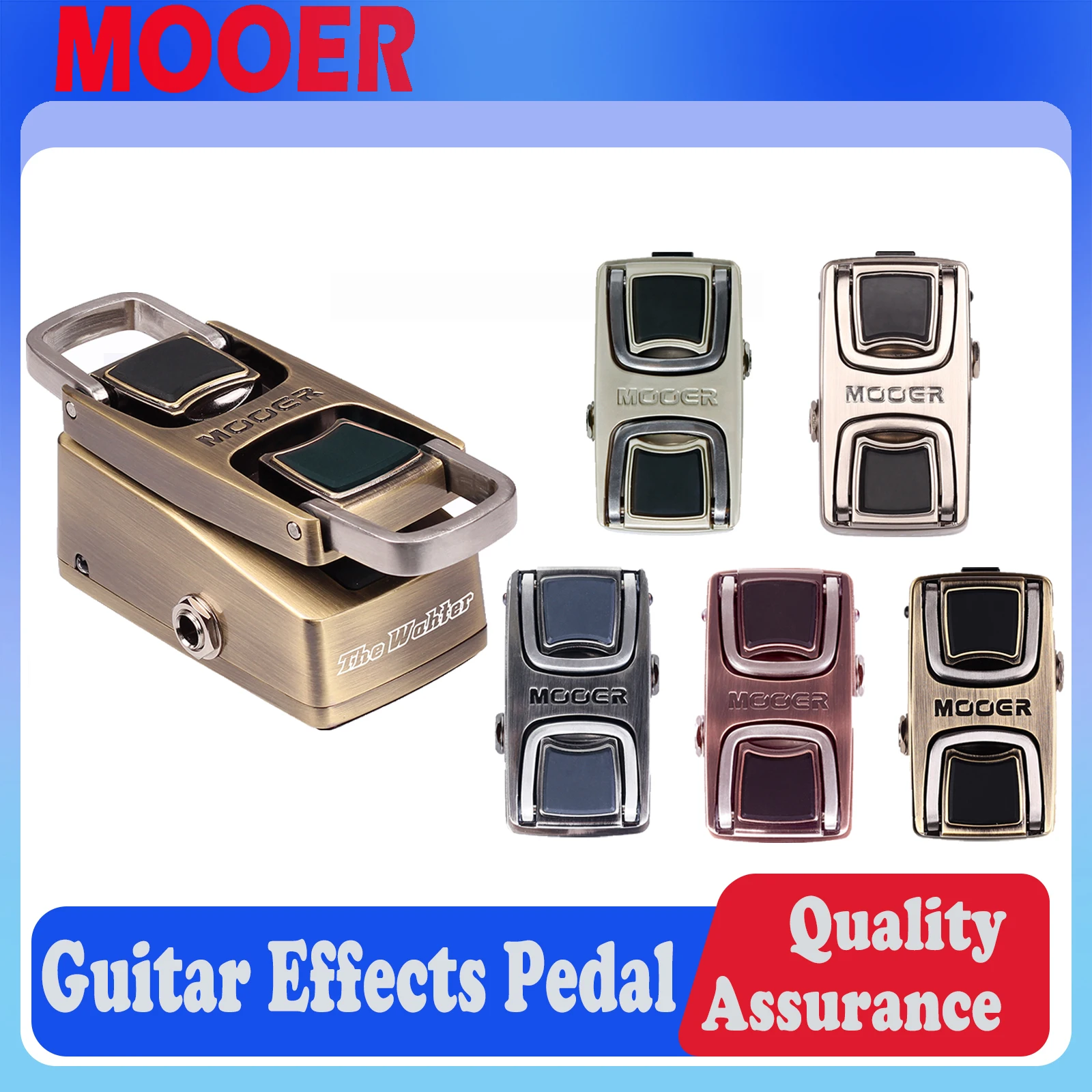 MOOER Guitar Effects Pedal The Wahter/RedKid/Phaser Player/Leveline/Expline Guitar Mini Pedal Electric Guitar Instruments Parts