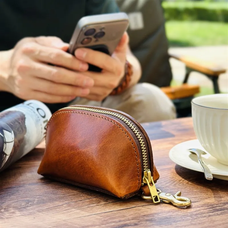 oil-wax-leather-key-pouch-car-key-pouch-coin-purse-top-layer-cowhide-vintage-sle-zipper-closure-men's-horizontal-ape