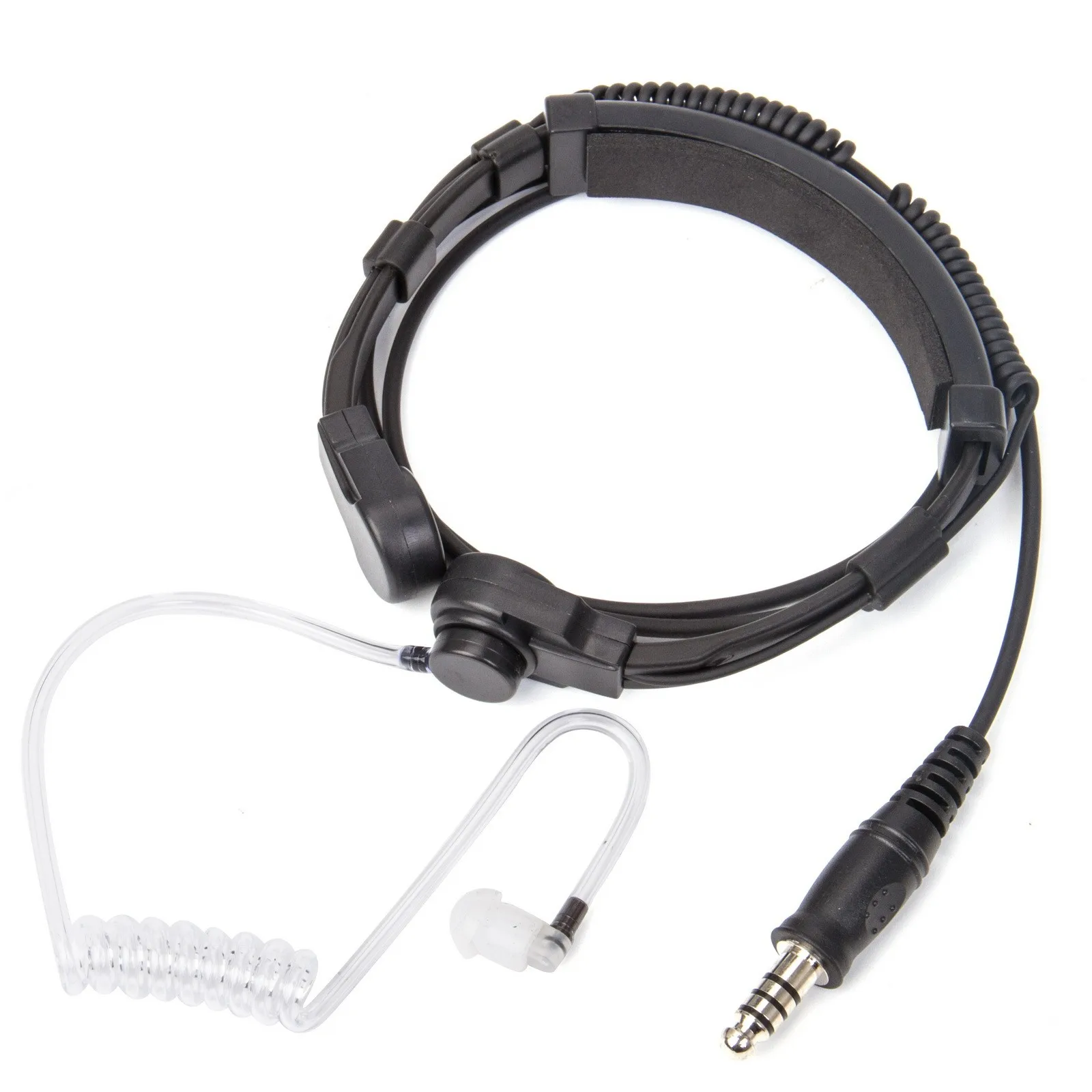 Walkie Talkie Microphone U94 PTT Neck Throat Mic Earpiece Radio Tactical Headset for HYTREA PD780/780G/700/700G/580/788/782/785