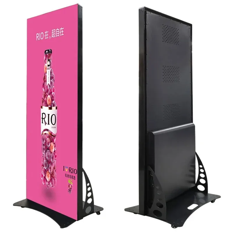 Digital HD Standing Full Color Commercial Control Indoor P2  Poster LED Display For Events