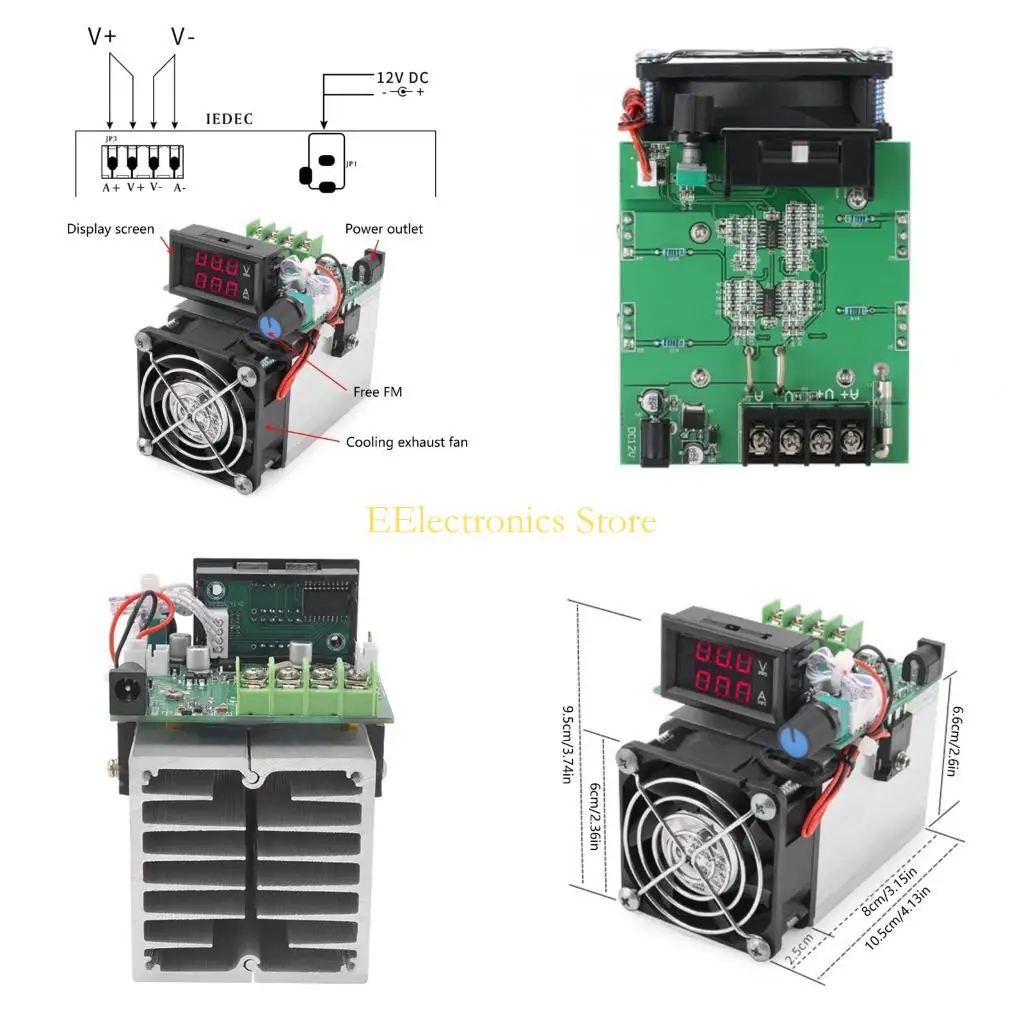 

B03C 100W/250W Precise Constant Current Tester Accurate Control with Current Display Cooling Fan 100W/250W Modes