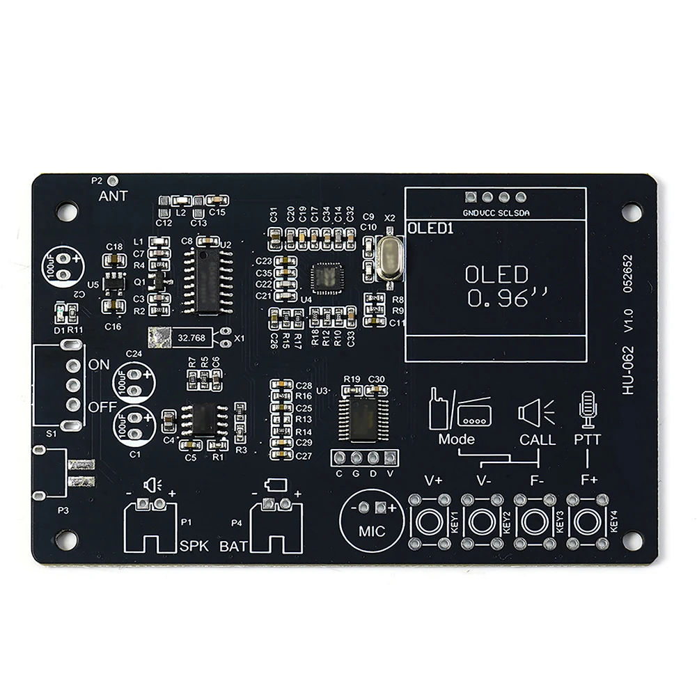 87-108MHz FM Radio and Talkie DIY Kit with Noise Reduction and Dual Chip RF Signal Receiver for Electronics Practice