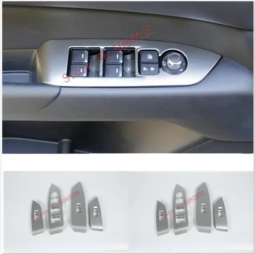 

For Mazda CX-5 CX5 2017-2019 2022 Inner door armrest Car Window Switch Adjust Elevator Panel Trim Cover Interior accessories