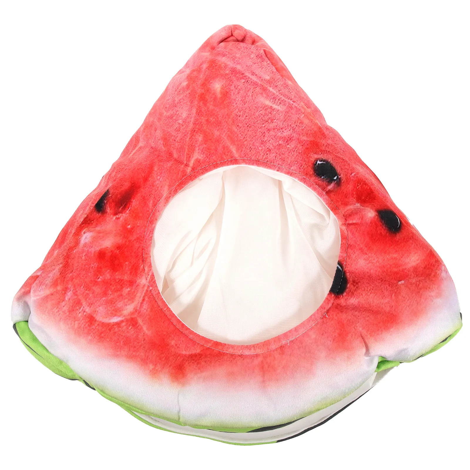 

Мягкая и удобная шапка-арбуз для вечеринок, креативный костюм-арбуз, забавный головной убор для фестивалей, унисекс
