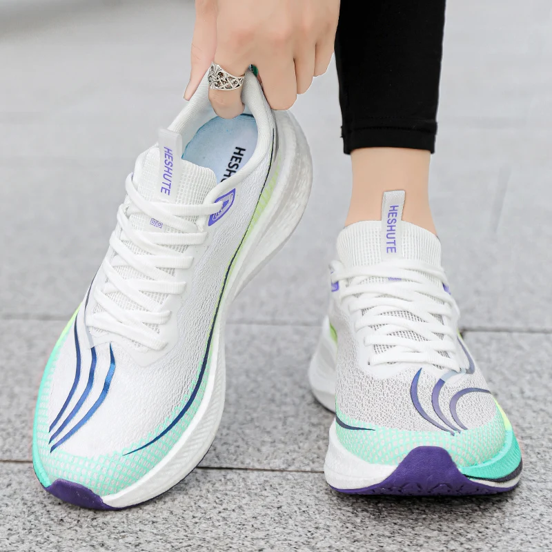 

Новые мужские повседневные кроссовки для бега на открытом воздухе, амортизирующая амортизирующая ультра-легкая спортивная обувь с отскоком, модная