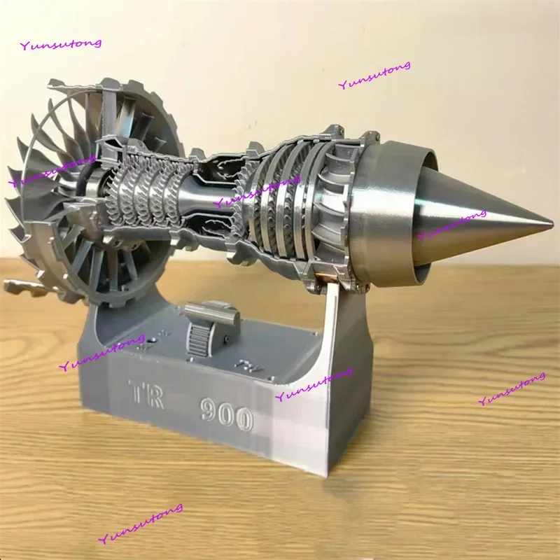

New TR900 Turbofan Engine Model Kits Adjustable Speed Aviation Aircraft Toy 3D Printed Collection Gift